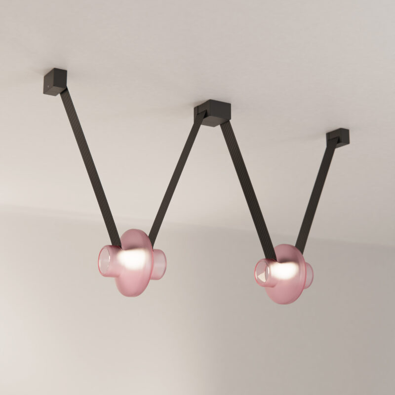 Studio d'armes Lightning Light Ceiling Lamp Design High-end Contemporary Etat des lieux System Scalable